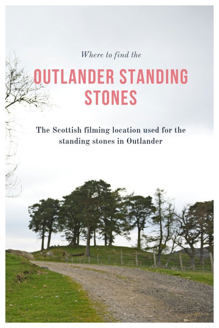 Where to find the filming location for the standing stones used in Outlander
