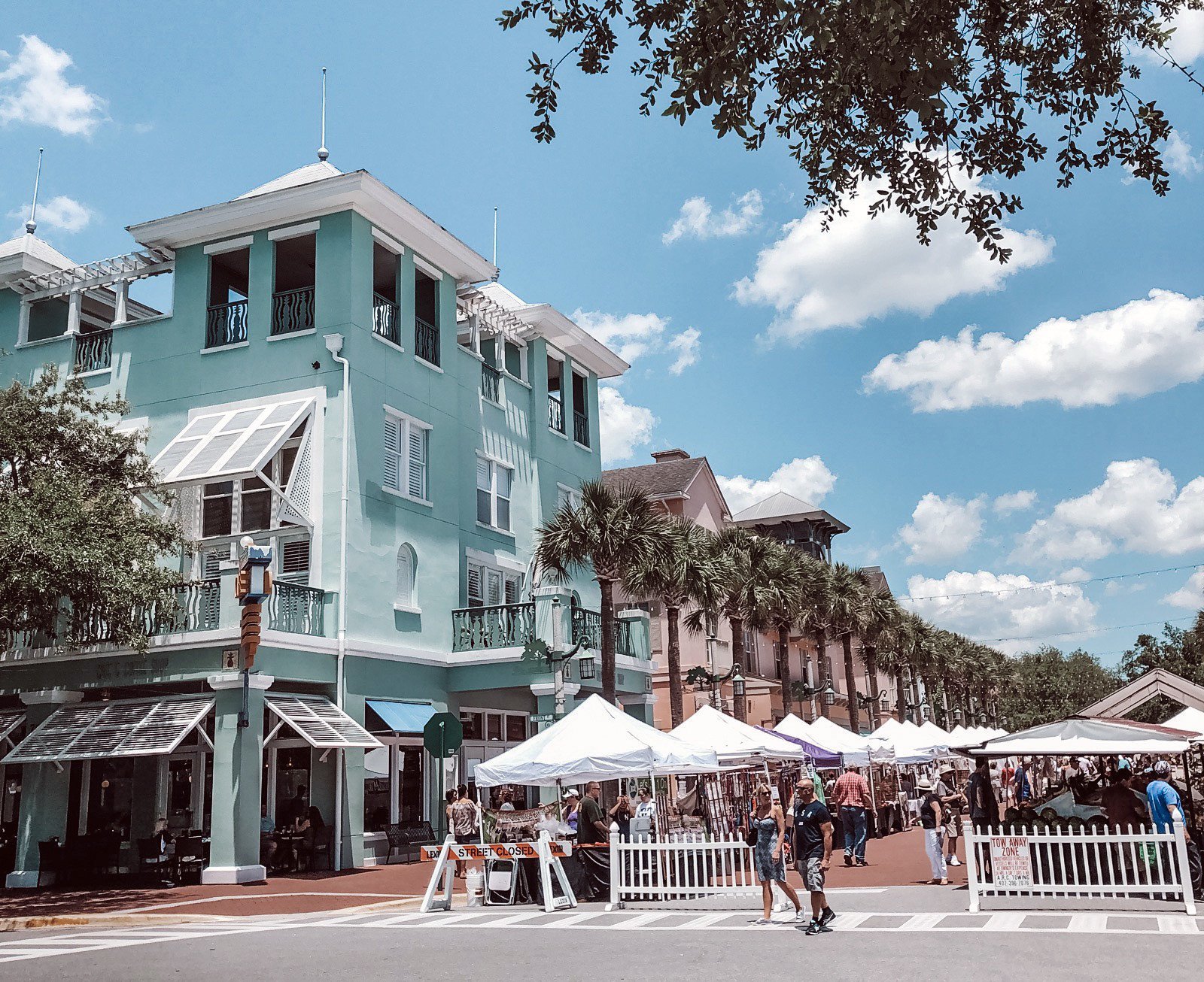 Visiting the town of Celebration, Florida