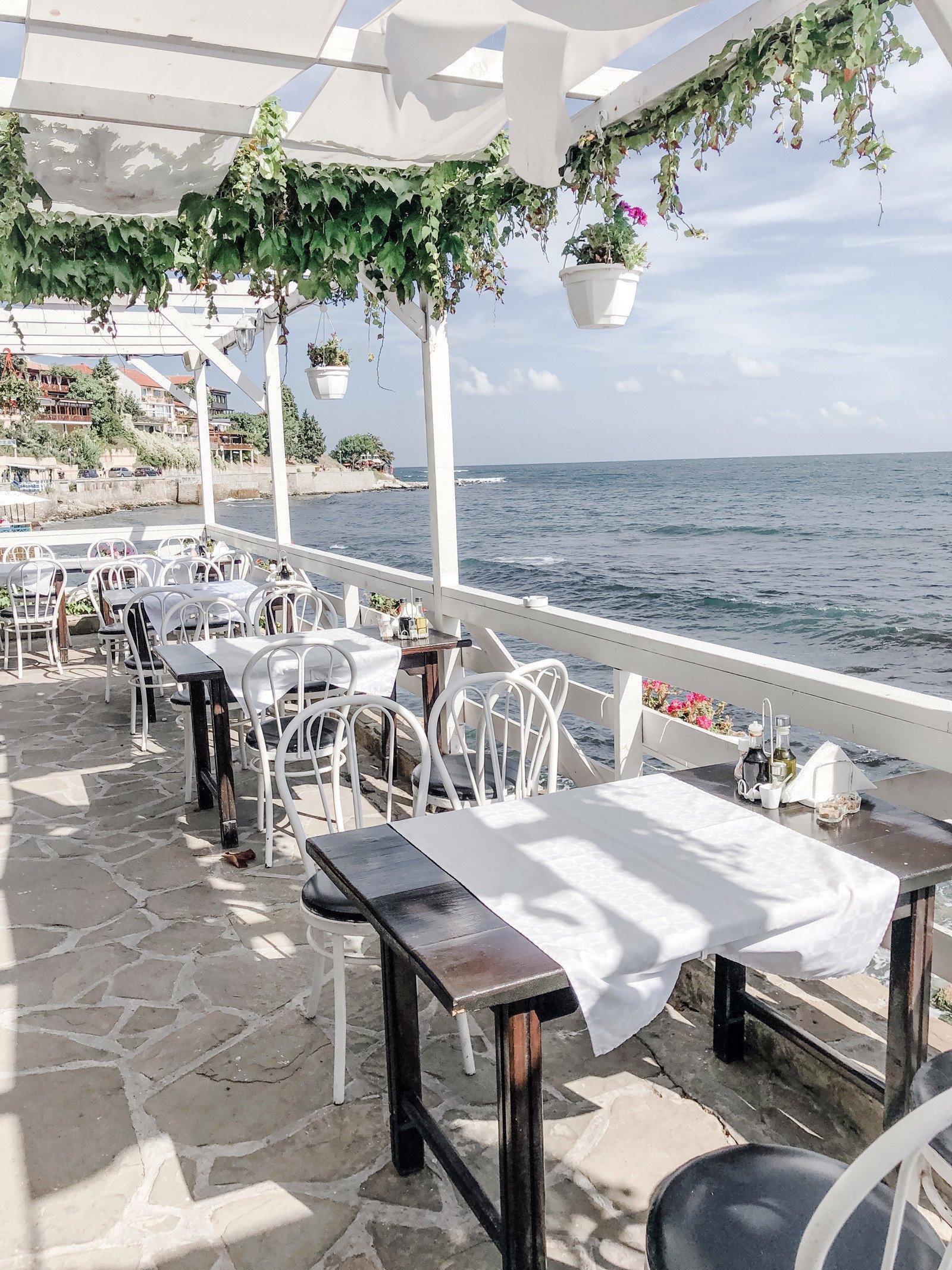 restaurant by the sea, Nessebar, Bulgaria