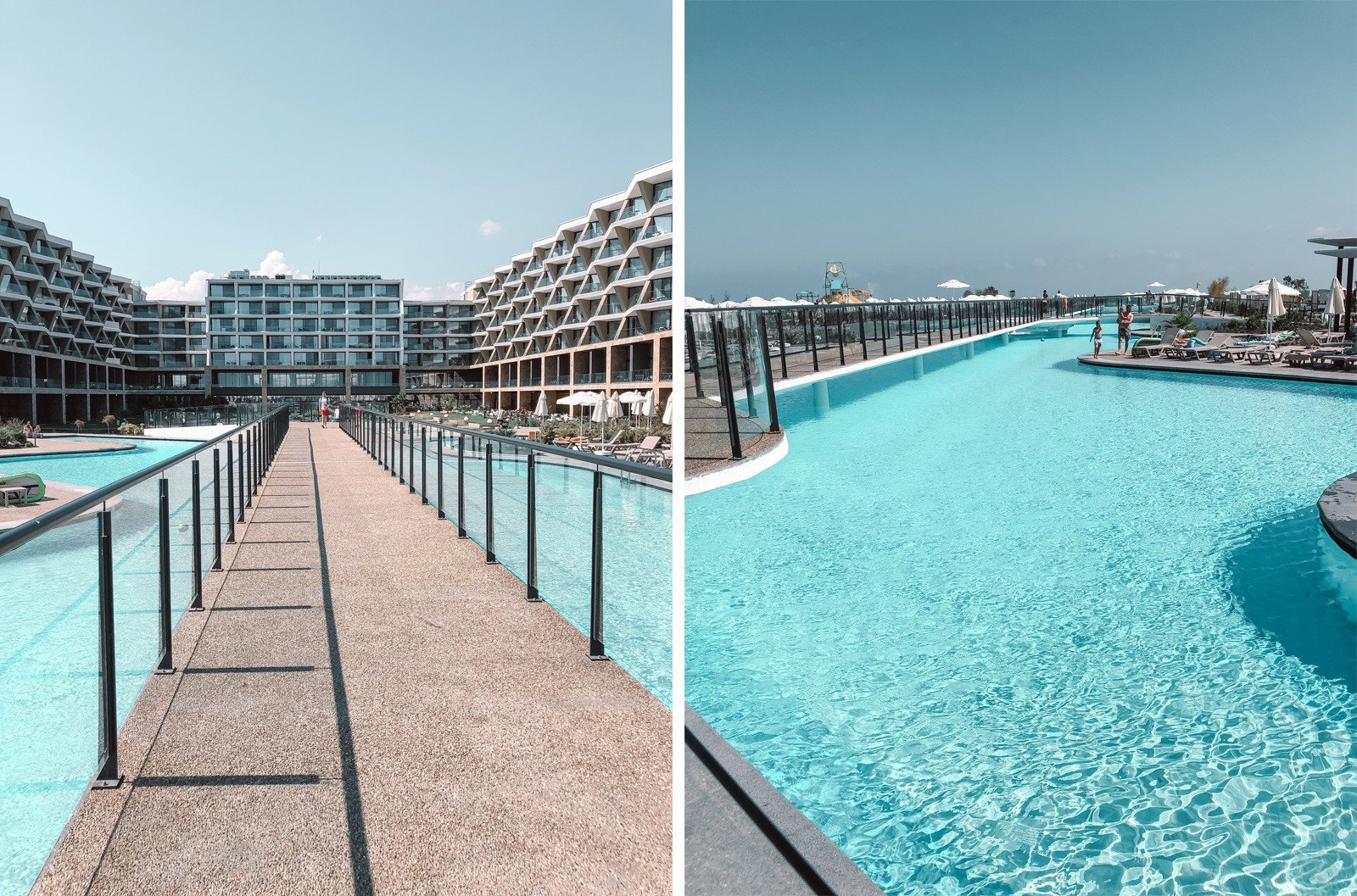 The pool area at Wave Resort, Pomorie, Bulgaria