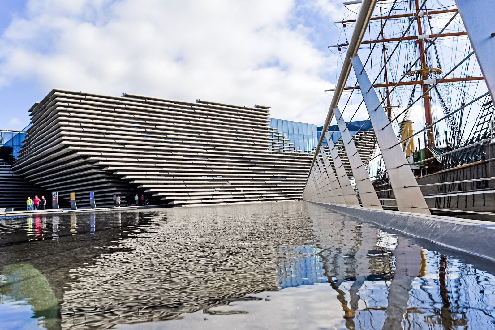 The V&A Design Museum in Dundee, Scotland