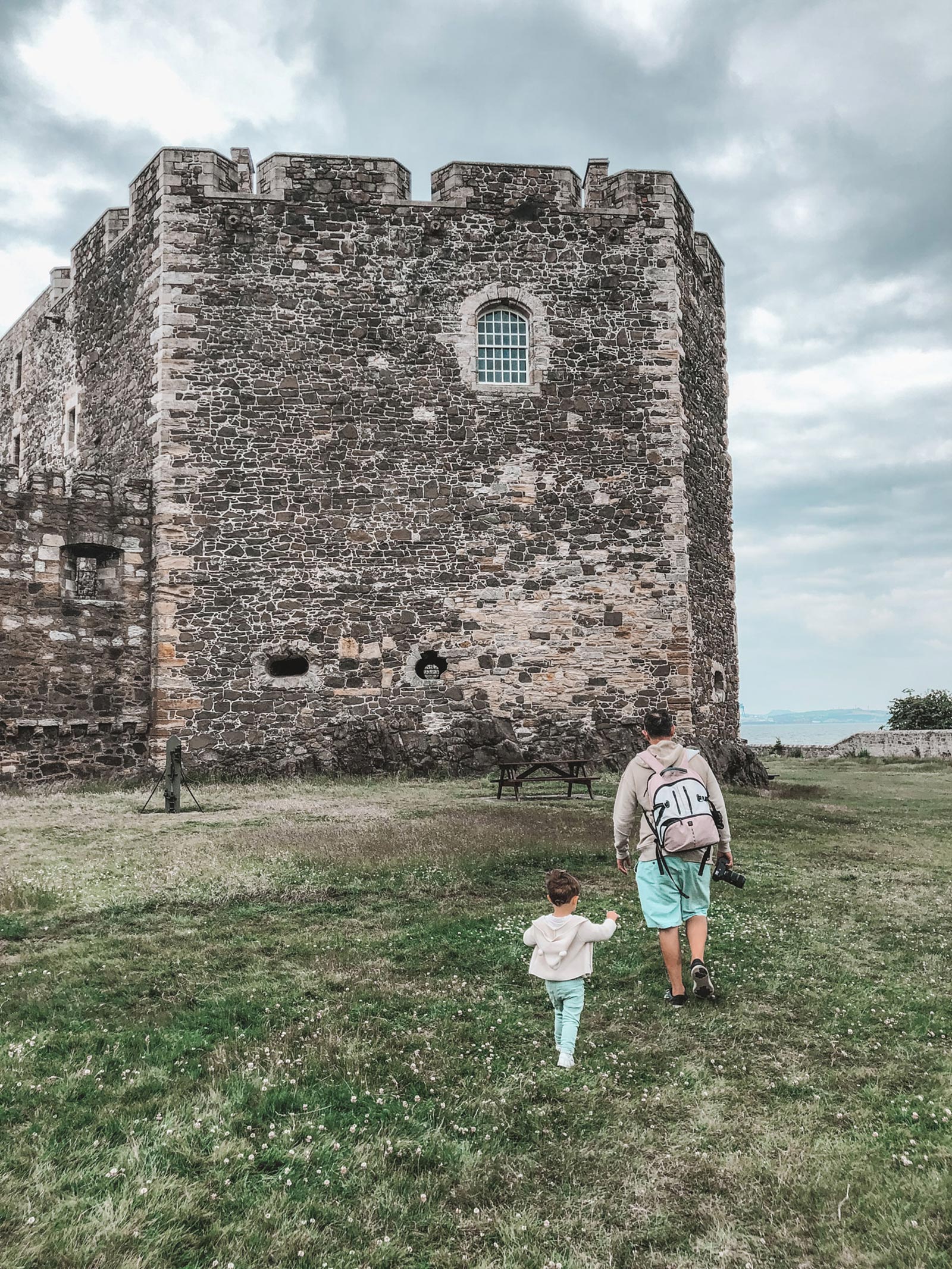Max and Terry at Blackness Castle