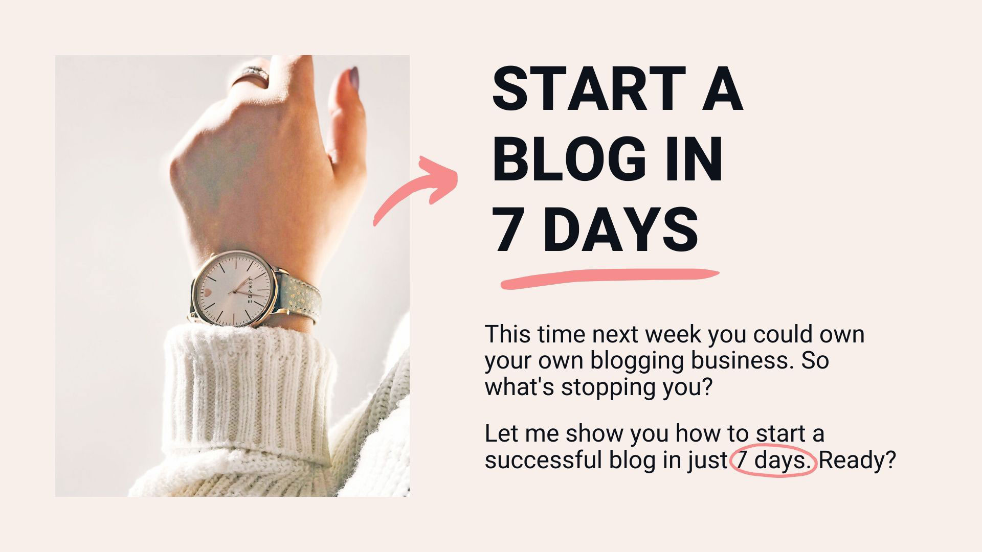 free course: start a blog in 7 days