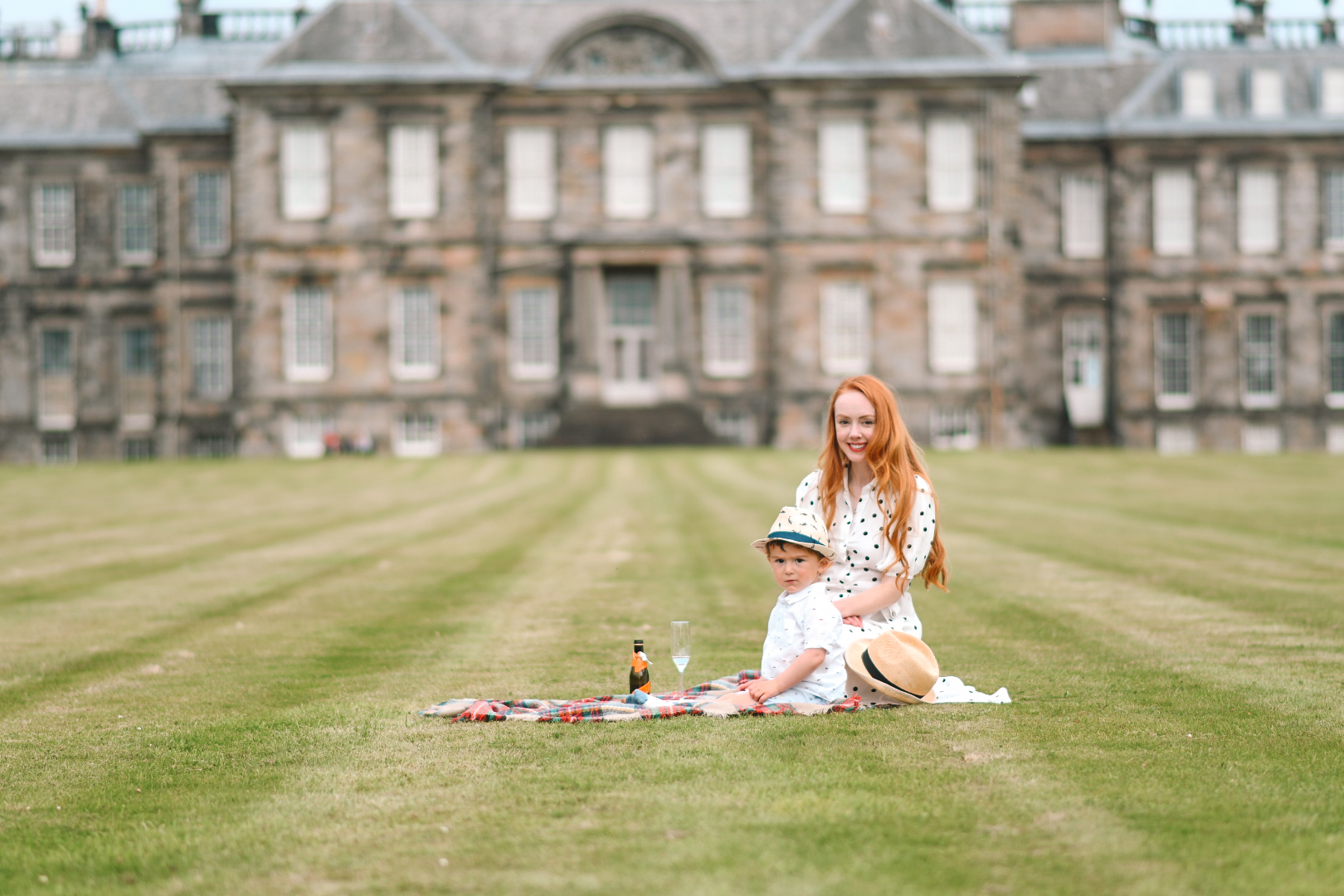 Forever Amber : picnic at Hopetoun House