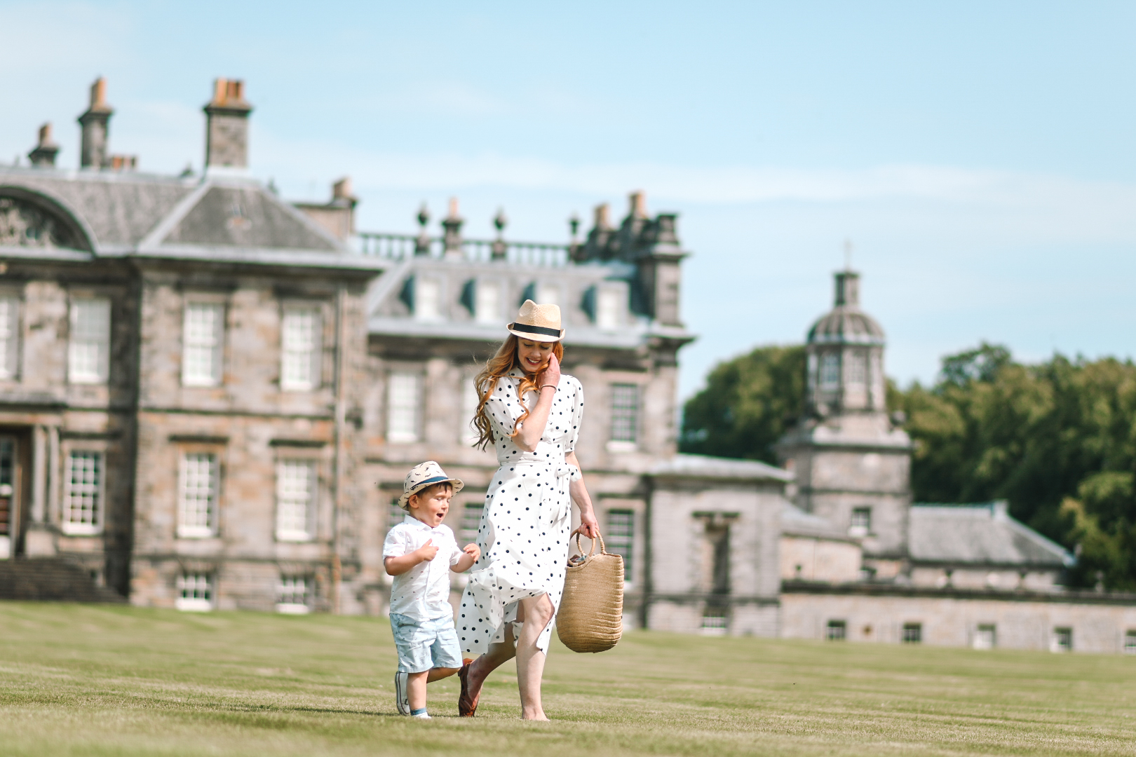 Visiting Hopetoun House, August 2020