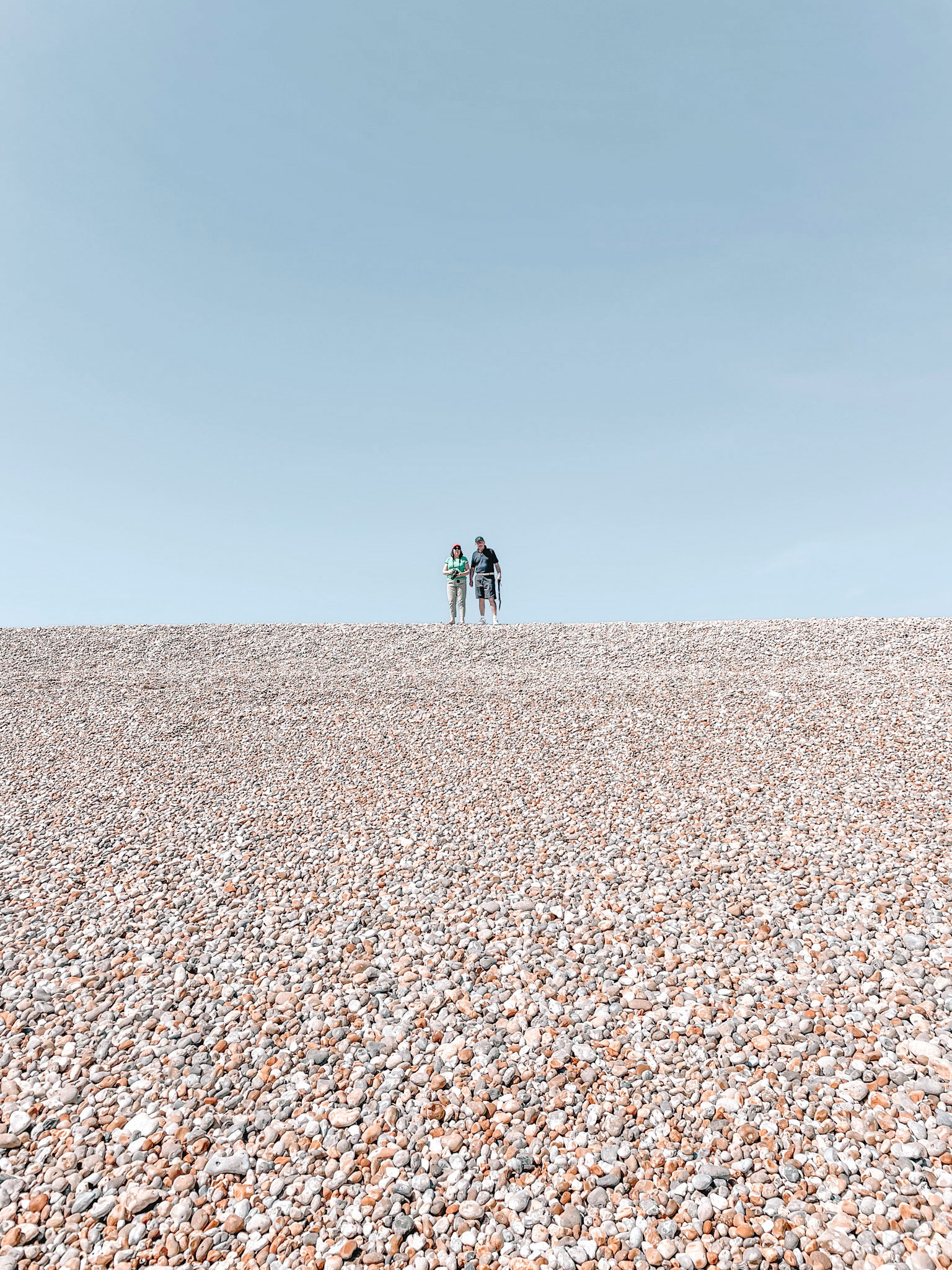the pebble beach at Dungeness