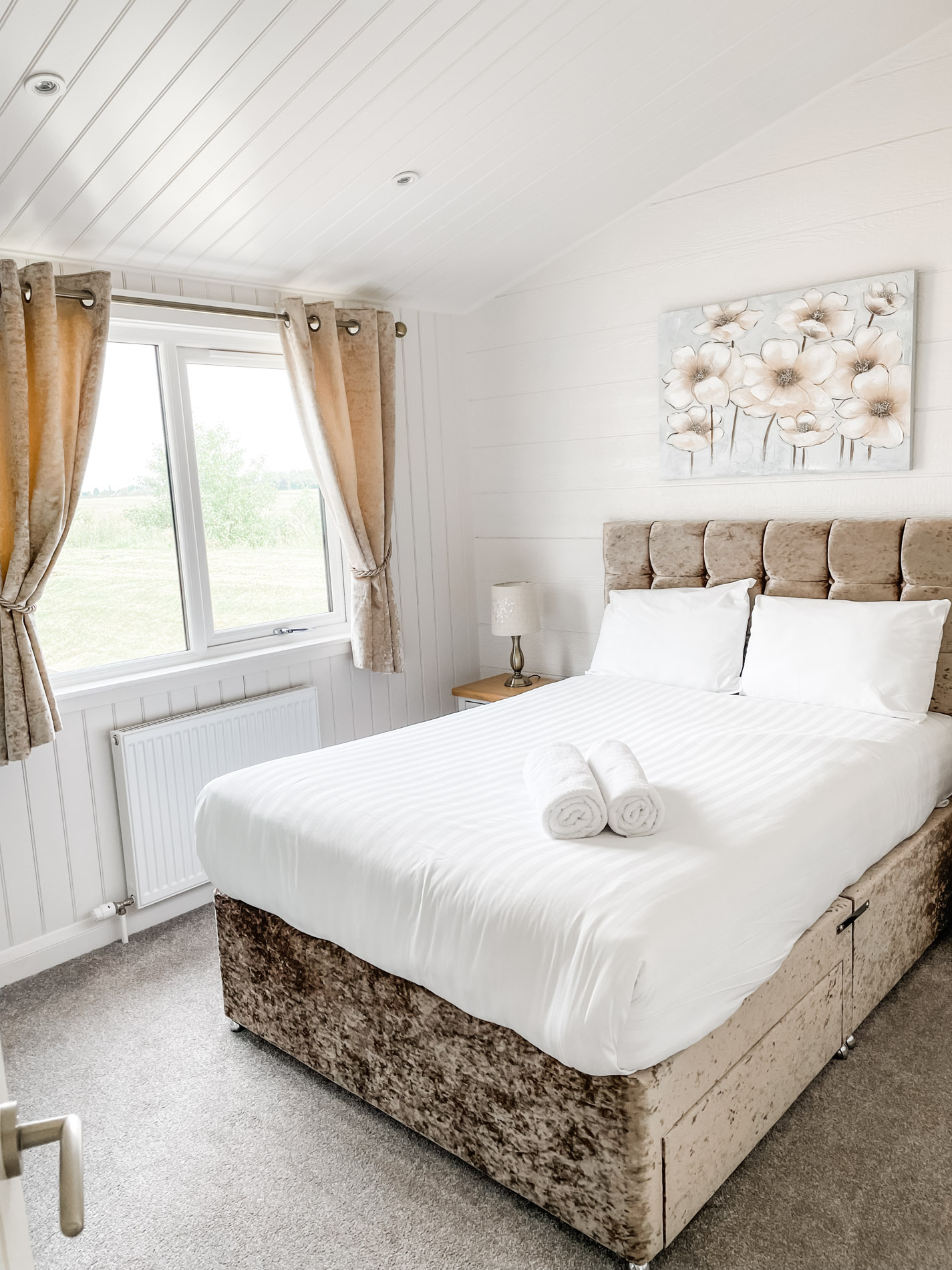 Double bedroom at Silverwood Resort,Perthshire