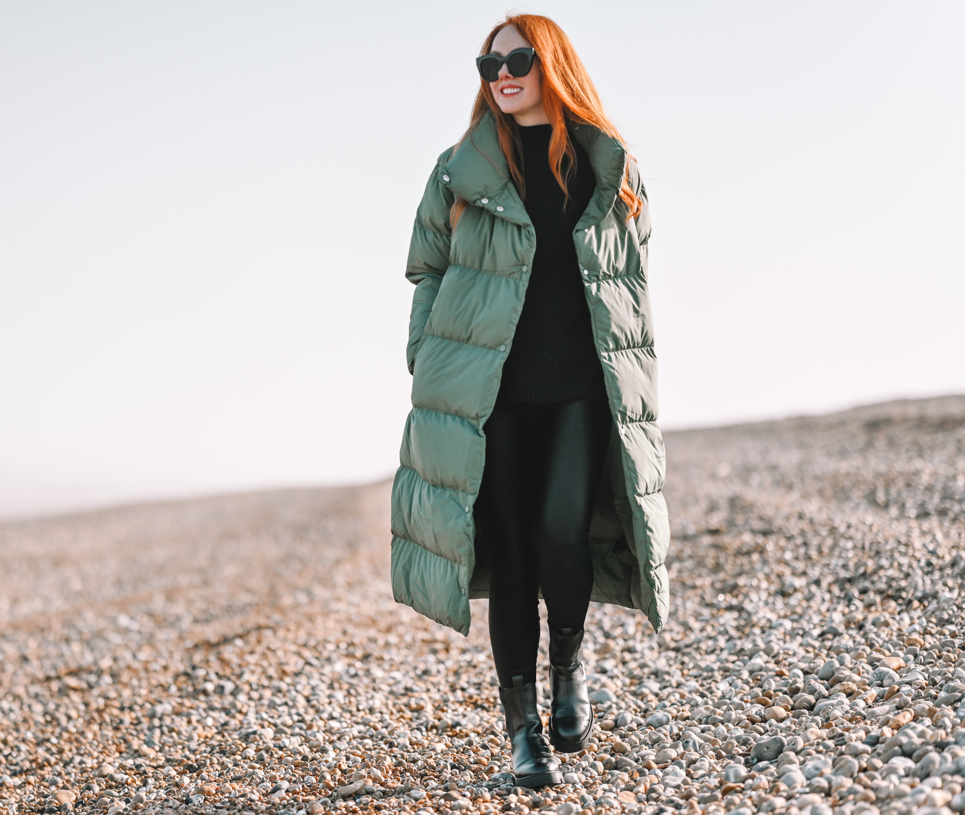 how to style a duvet coat