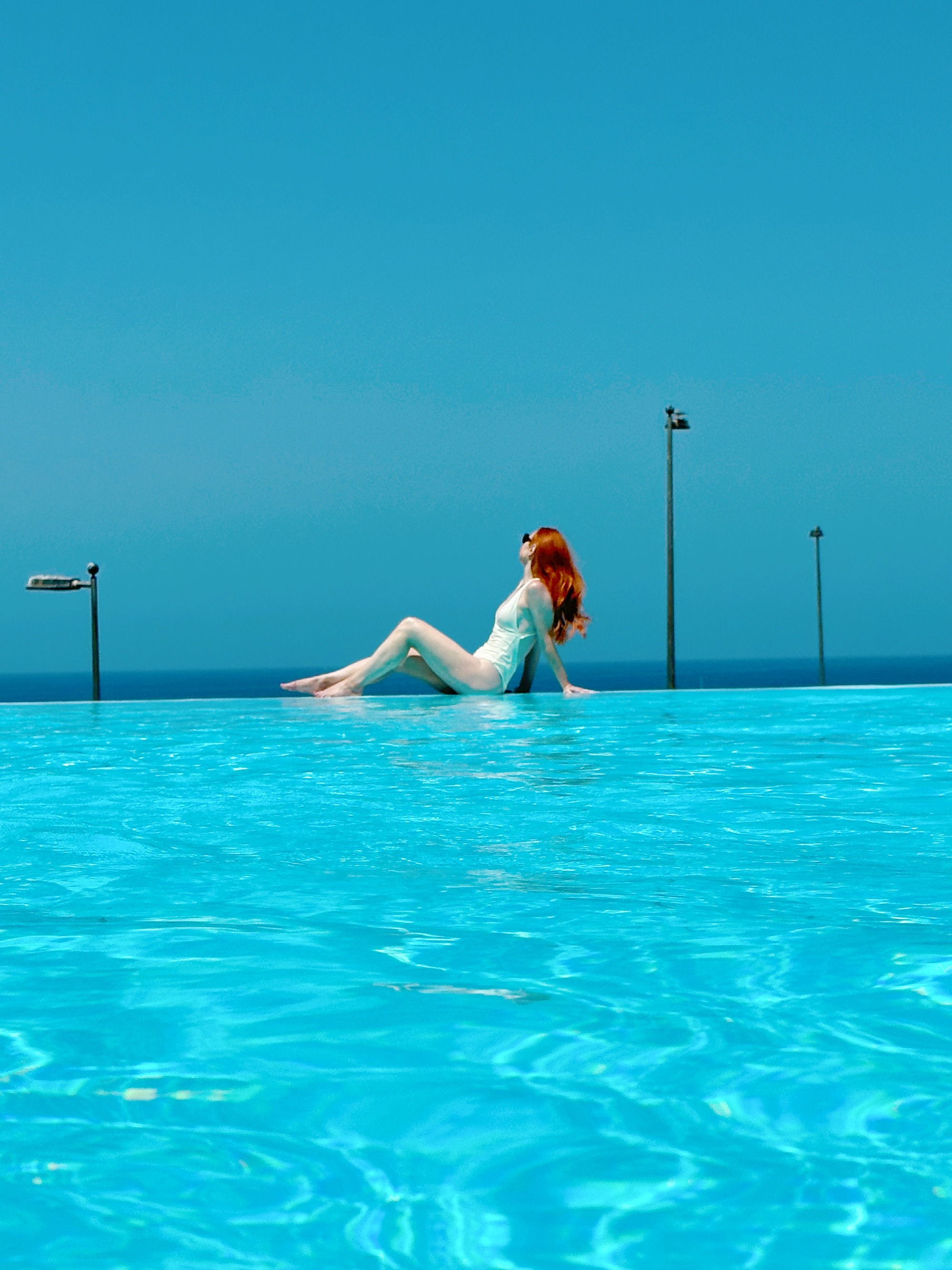 the infinity pool at the H10, Gran Canaria