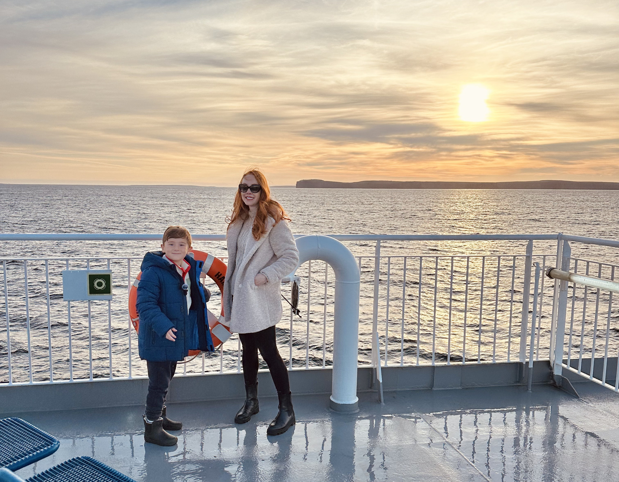 On the ferry to Orkney