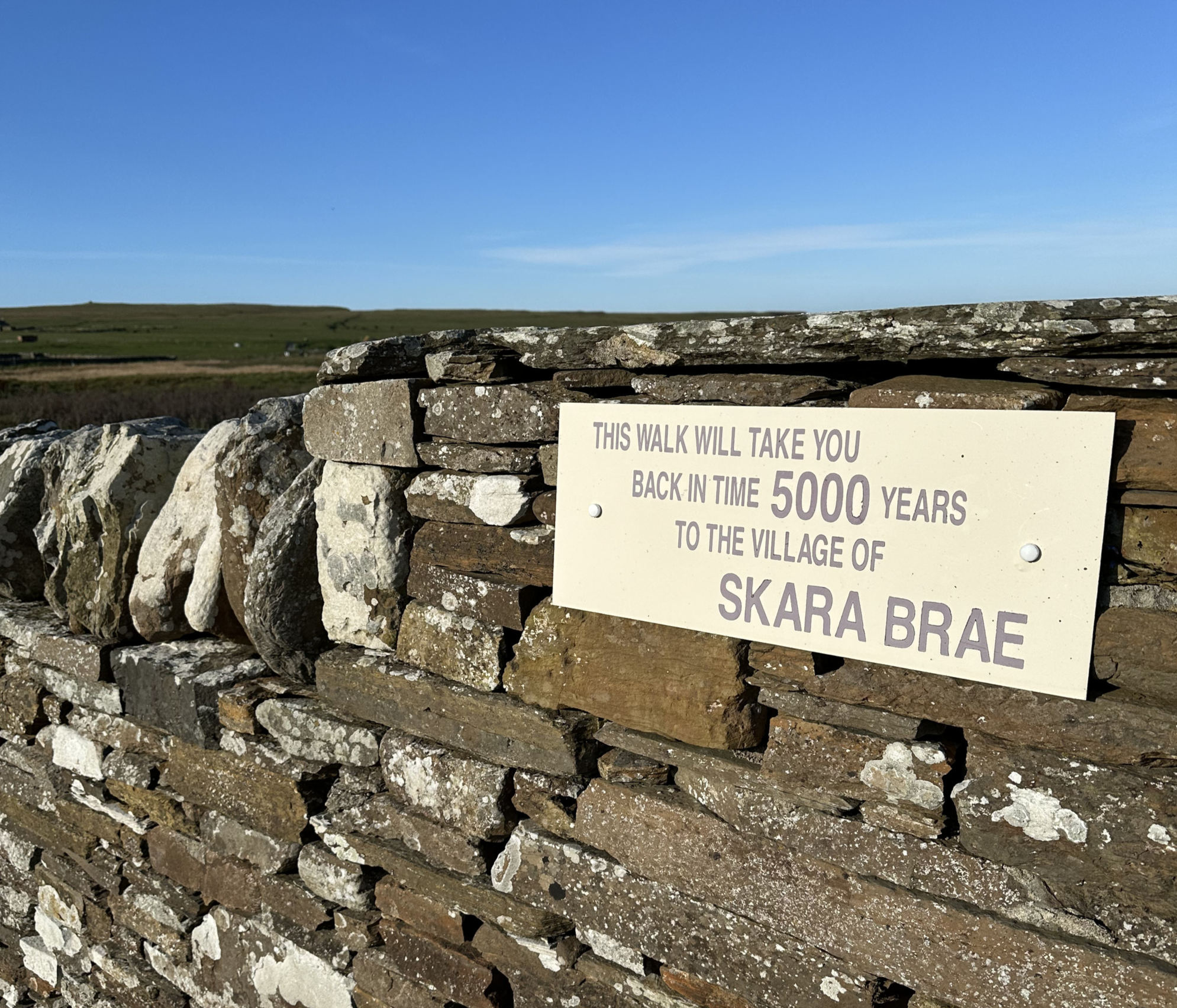 Walk back in time - Skara Brae, Orkney