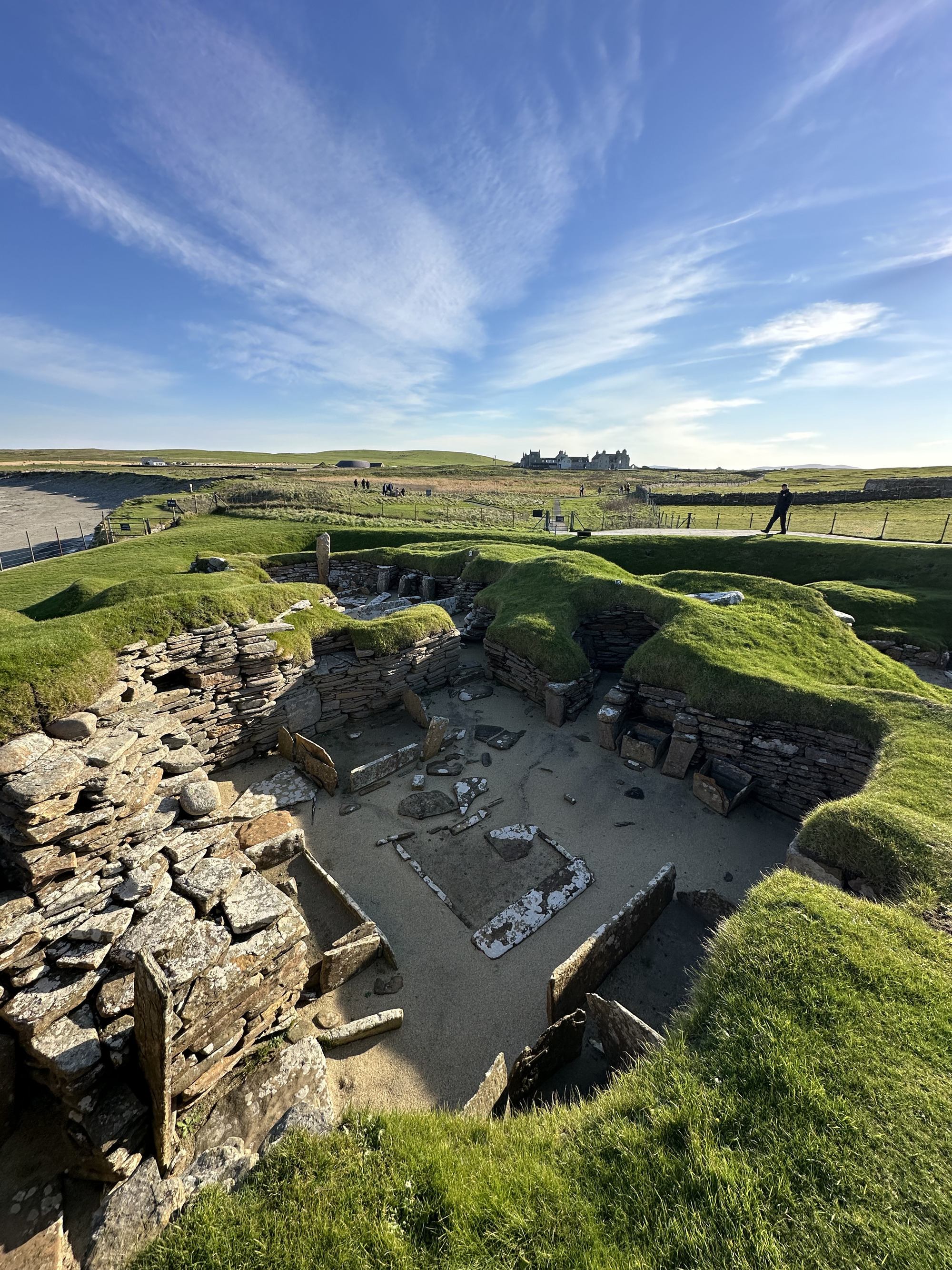 Visiting Skara Brae, Orkney