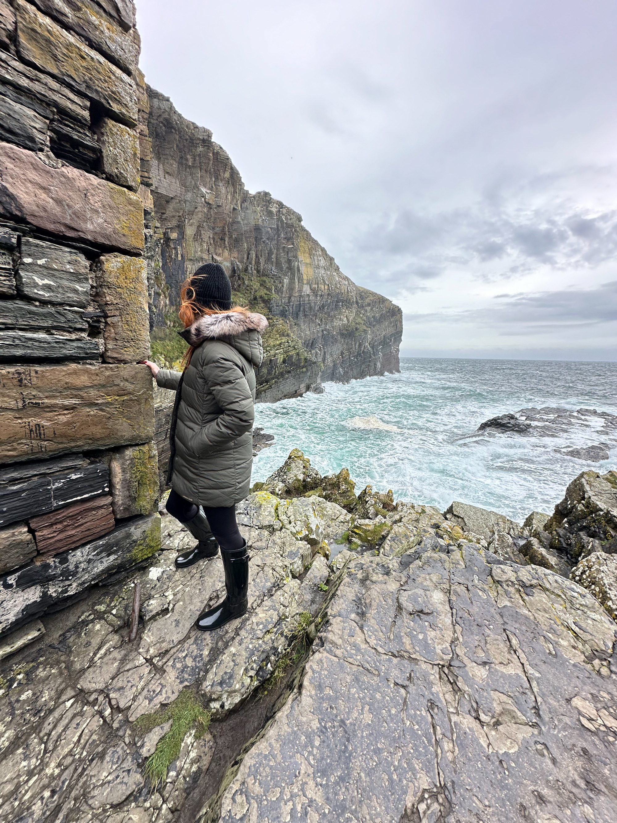 Whaligoe Bay, at the bottom of the Whaligo Steps, Caithness