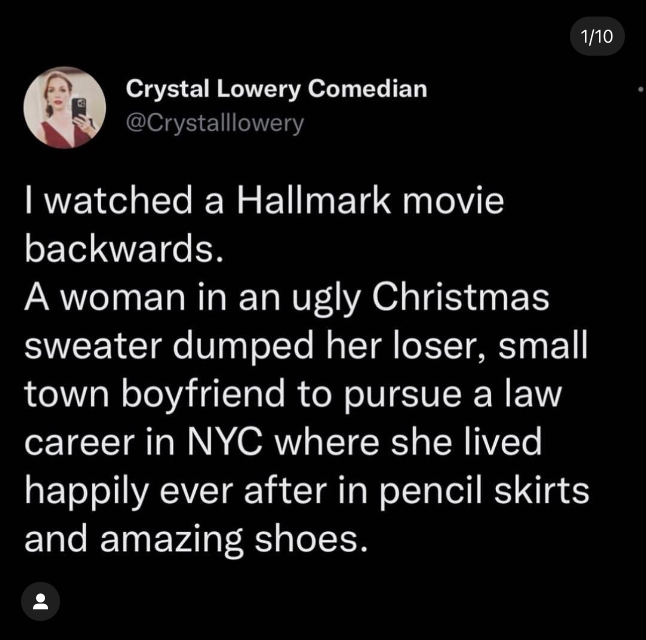 Christmas movie in reverse