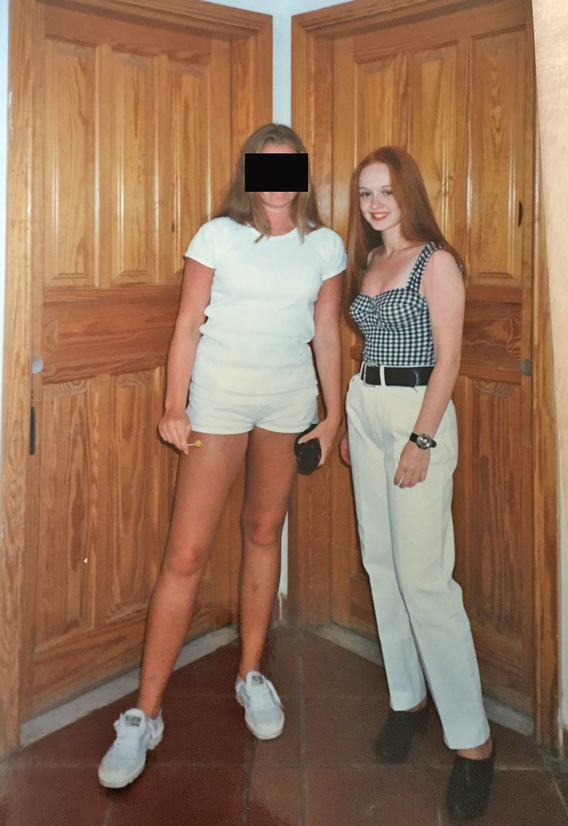 Amber on holiday at 17